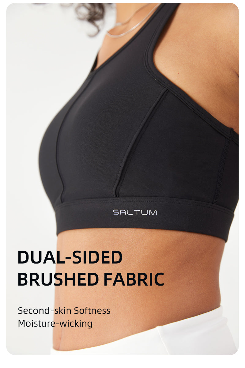 HiTense™ High Support Laser-Cut Sports Bra-Lt Green