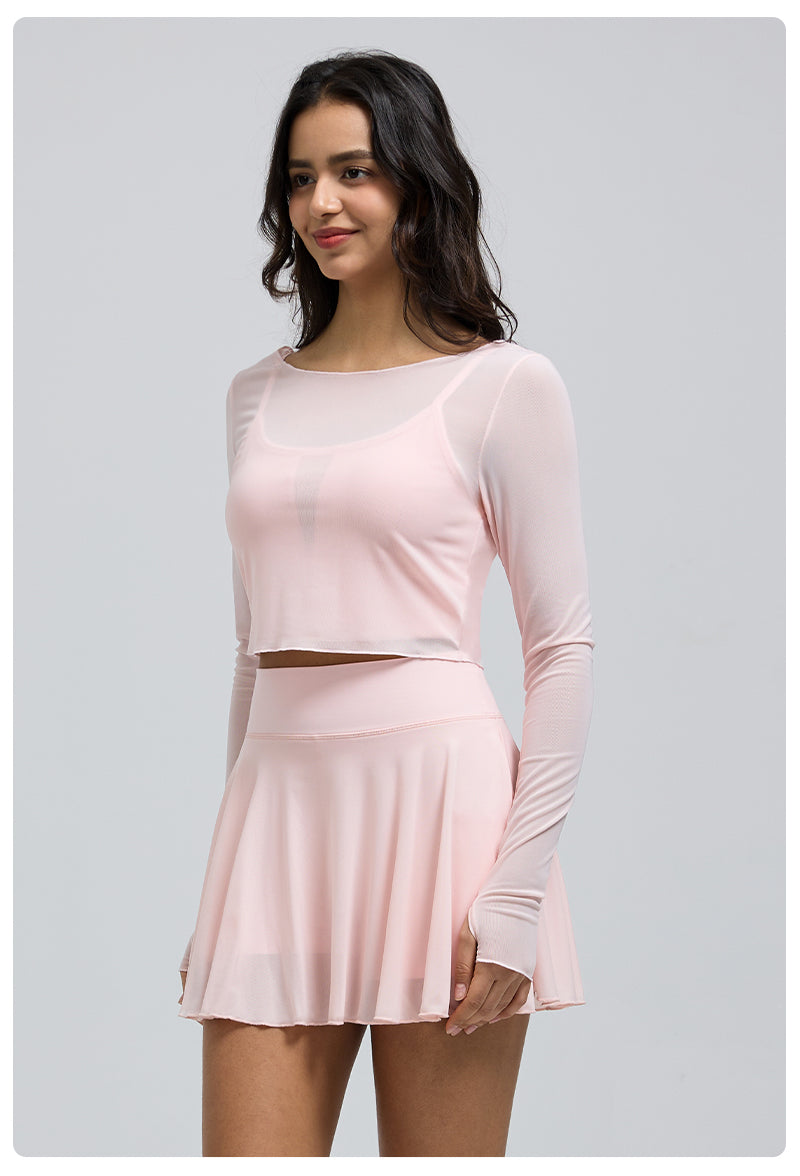 Saltum - Sheer Mesh Top