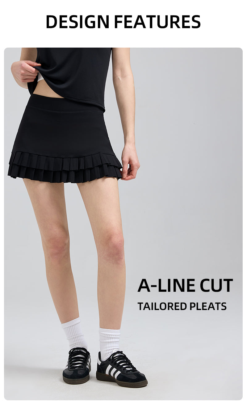 HiTense™ Double Pleated Skirt