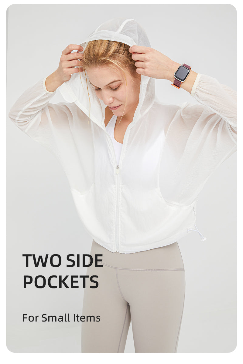 Saltum - Lightweight UV Protection Jacket with Hood for Women