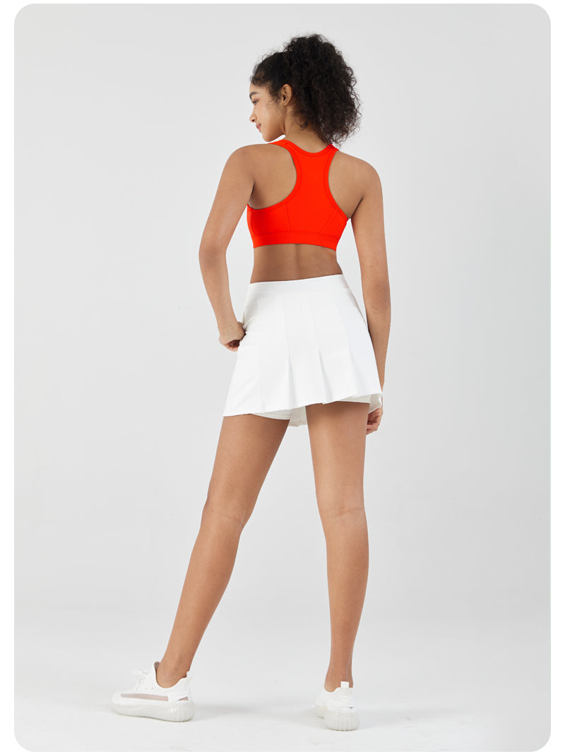 HiTense High-Rise Pleated Mini Skirt-Lt Green saltumsports-ALO-LULULEMON