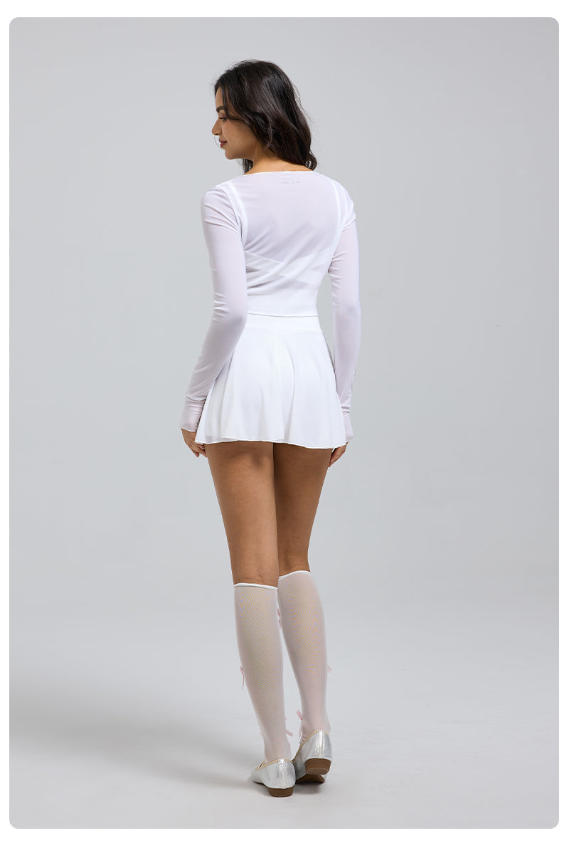 Saltum - Sheer Mesh Top