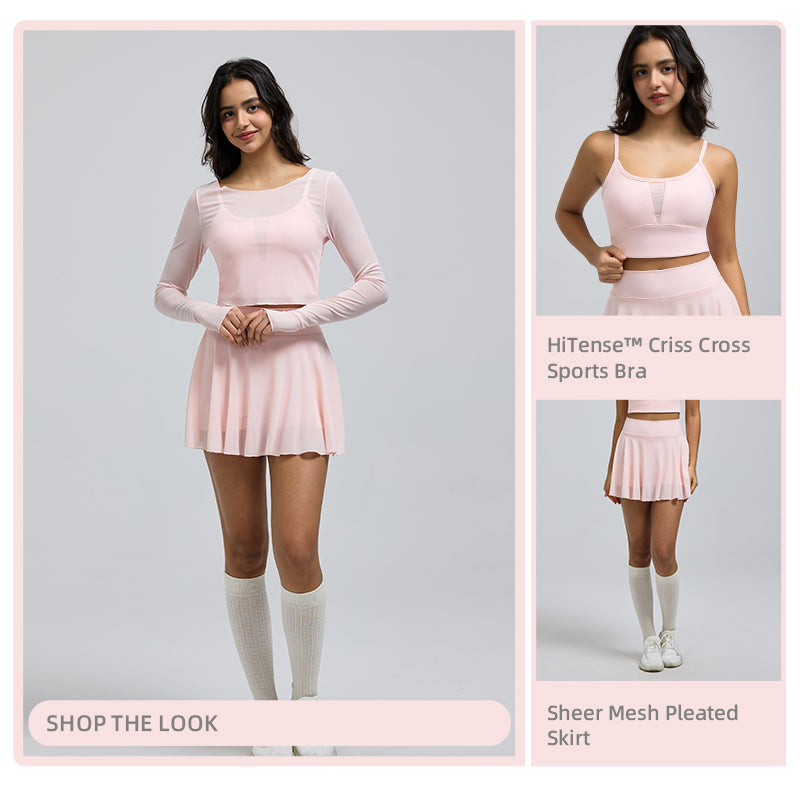 Saltum - Sheer Mesh Top