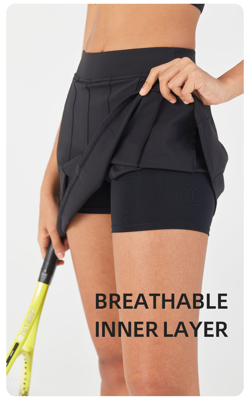 HiTense High-Rise Pleated Mini Skirt-Lt Green saltumsports-ALO-LULULEMON