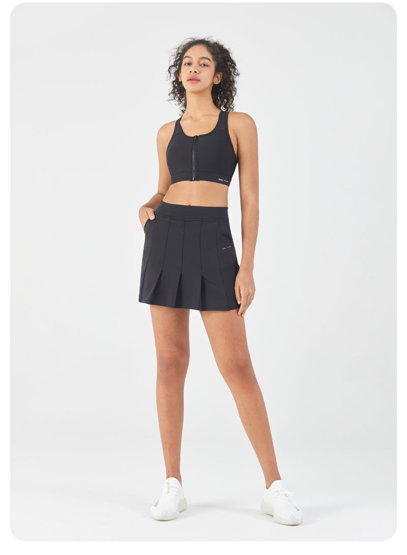 HiTense High-Rise Pleated Mini Skirt-Lt Green saltumsports-ALO-LULULEMON