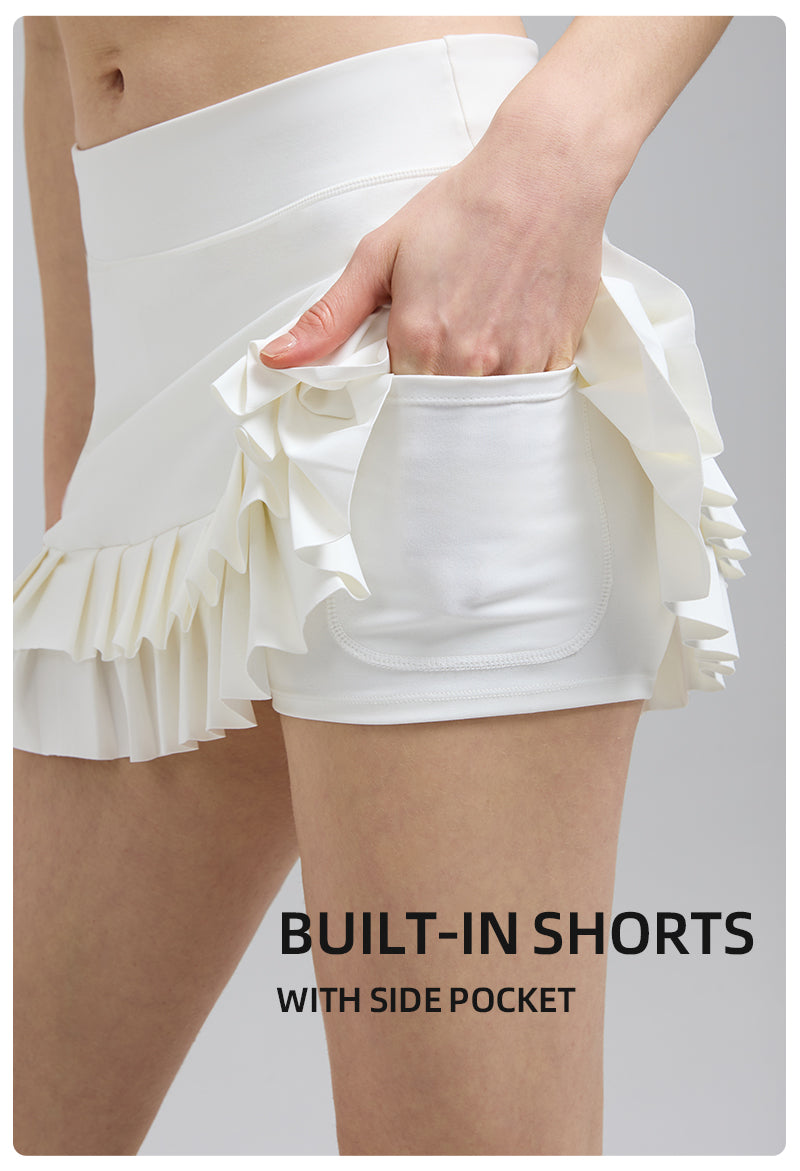 HiTense™ saltumsport Double Pleated Skirt