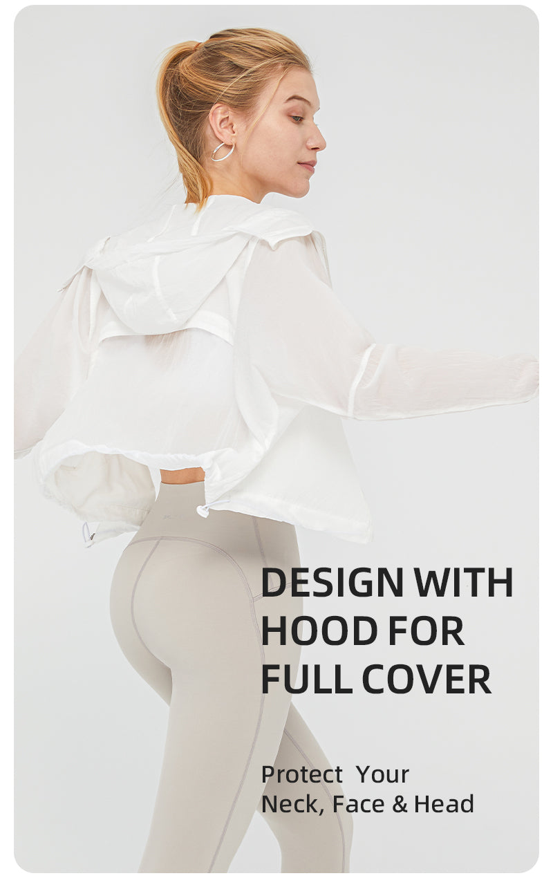 Saltum - Lightweight UV Protection Jacket with Hood for Women