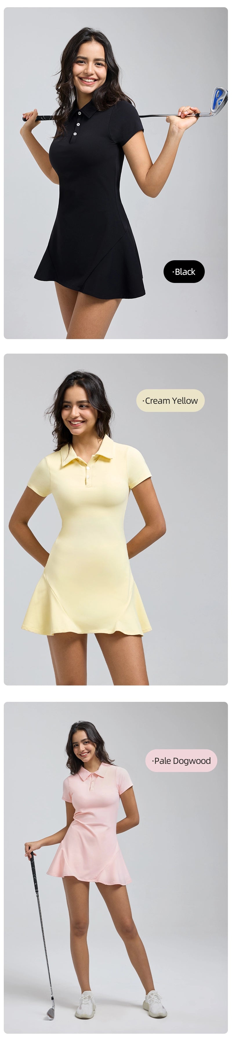 Saltum Sports - 2.0 Short Sleeve Tennis Dress with ShortsHiTense High-Rise Pleated Mini Skirt-Lt Green saltumsports-ALO-LULULEMON