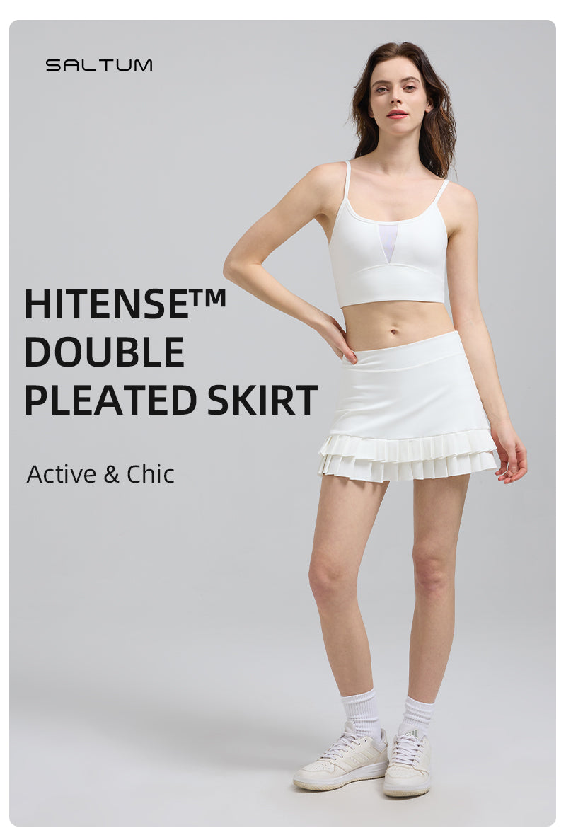 HiTense™ saltumsport Double Pleated Skirt