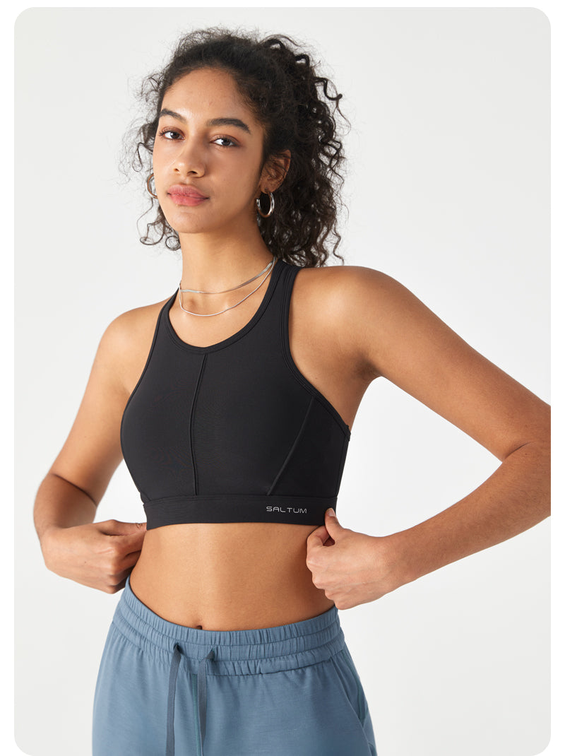 HiTense™ High Support Laser-Cut Sports Bra-Lt Green
