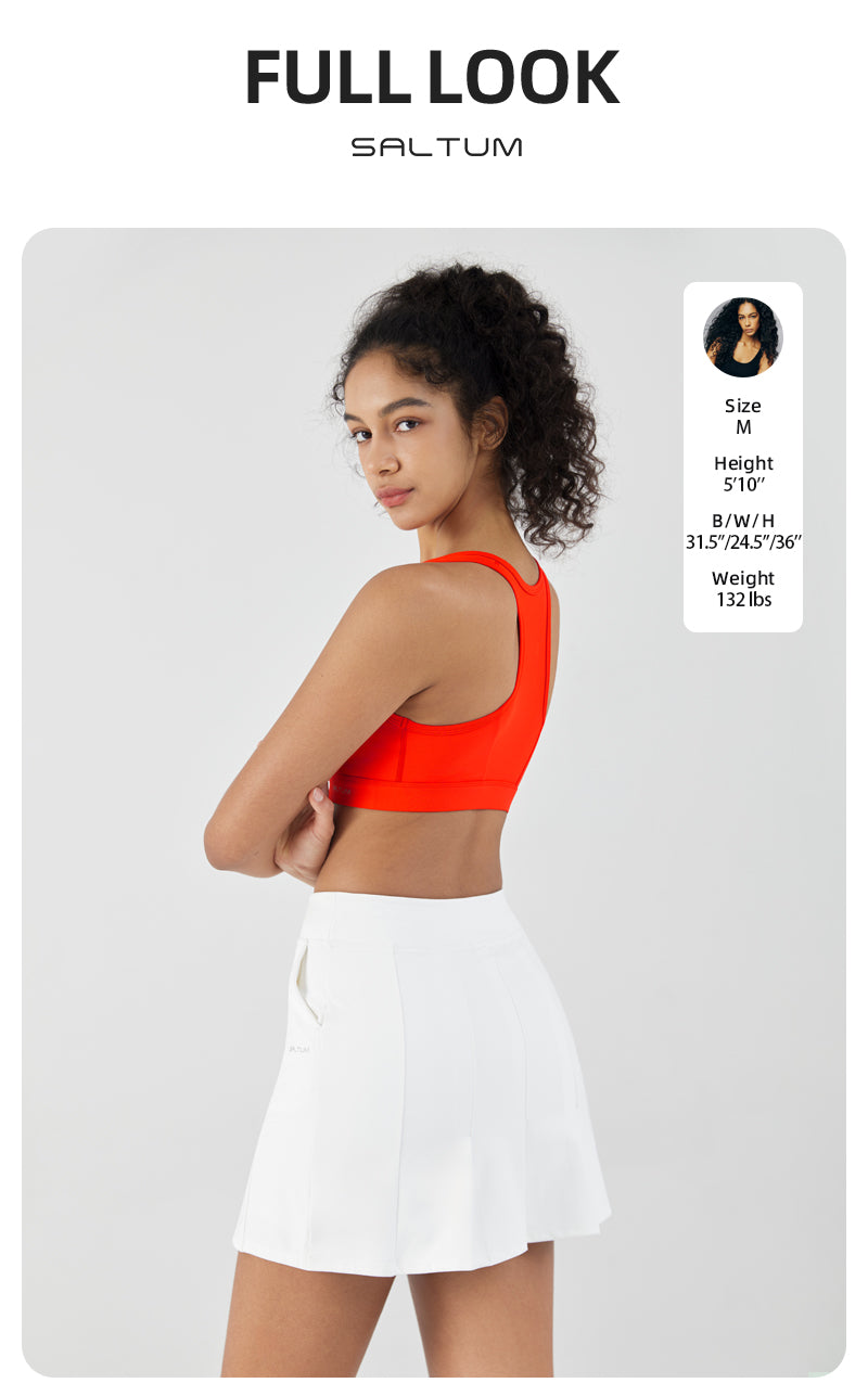 HiTense High-Rise Pleated Mini Skirt-Lt Green saltumsports-ALO-LULULEMON