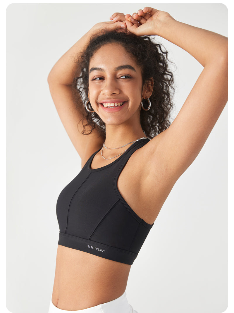 HiTense™ High Support Laser-Cut Sports Bra-Lt Green