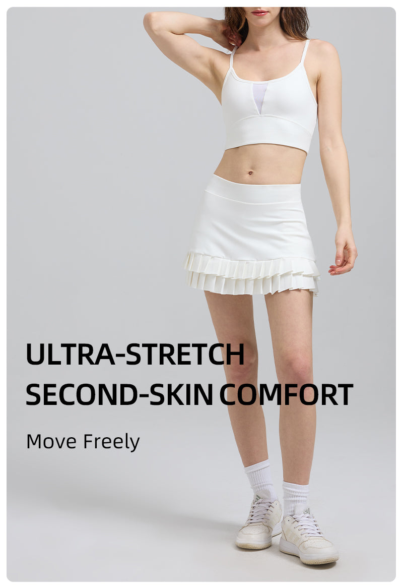 HiTense™ saltumsport Double Pleated Skirt
