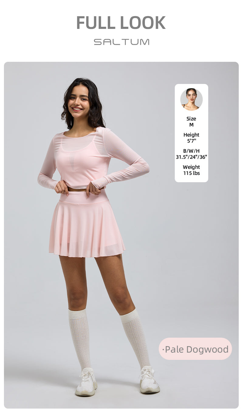 Saltum - Sheer Mesh Top