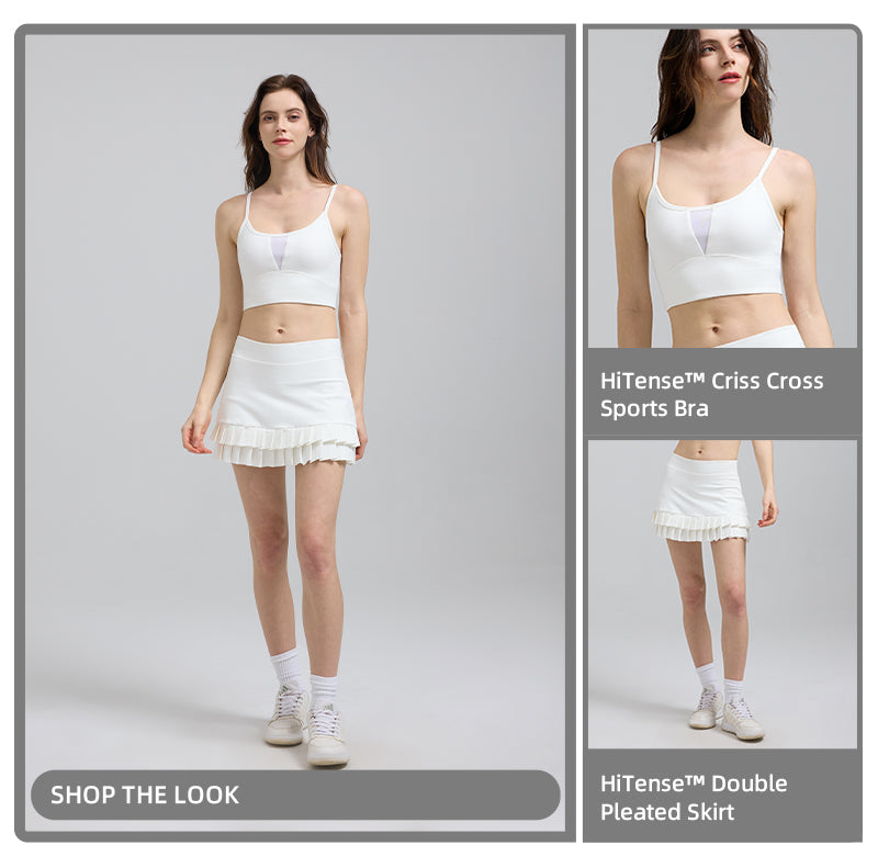 HiTense™ saltumsport Double Pleated Skirt