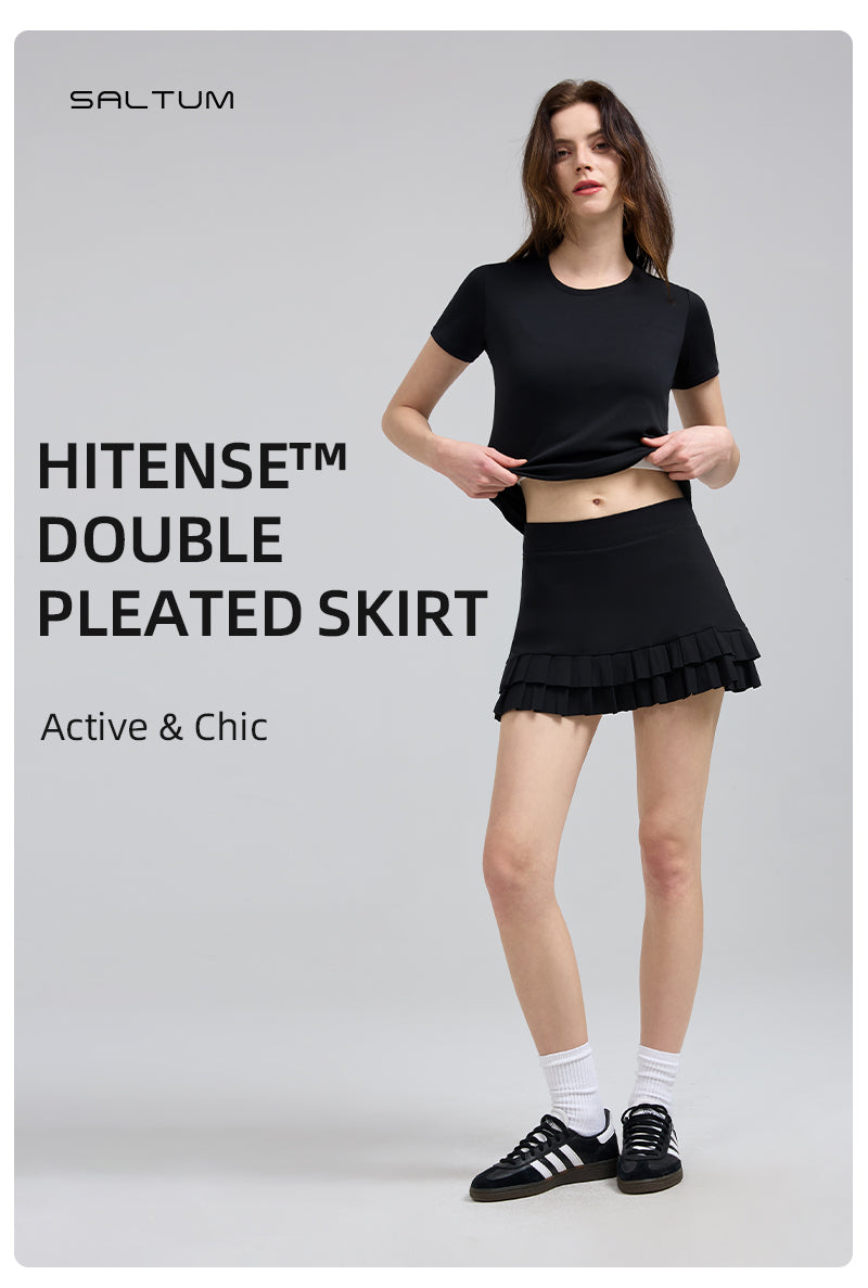 HiTense™ Double Pleated Skirt