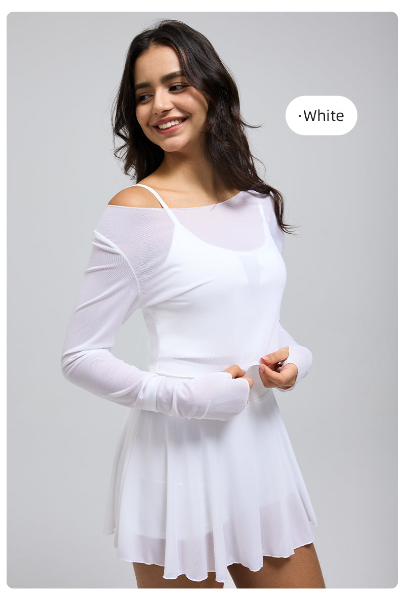 Saltum - Sheer Mesh Top