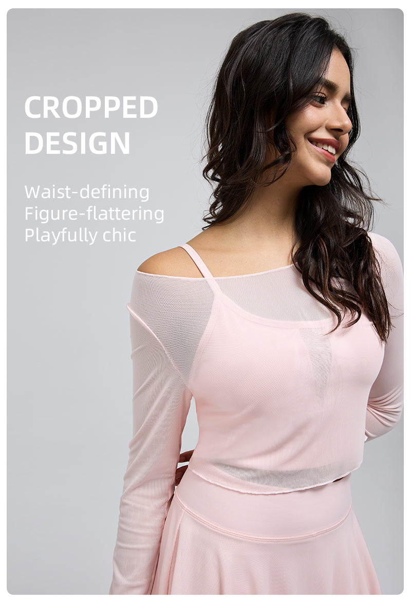 Saltum - Sheer Mesh Top